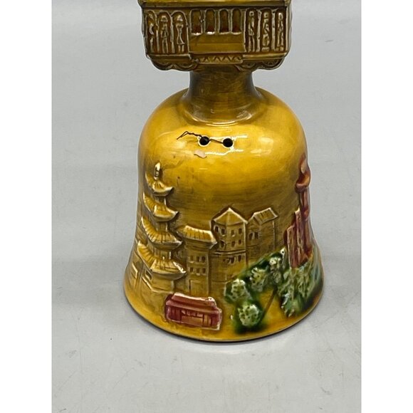 ceramic bell San Francisco cable car handle golden gate bridge ferry READ - Picture 5 of 7